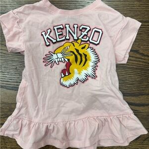 Kenzo Kids Tiger-print cotton dress